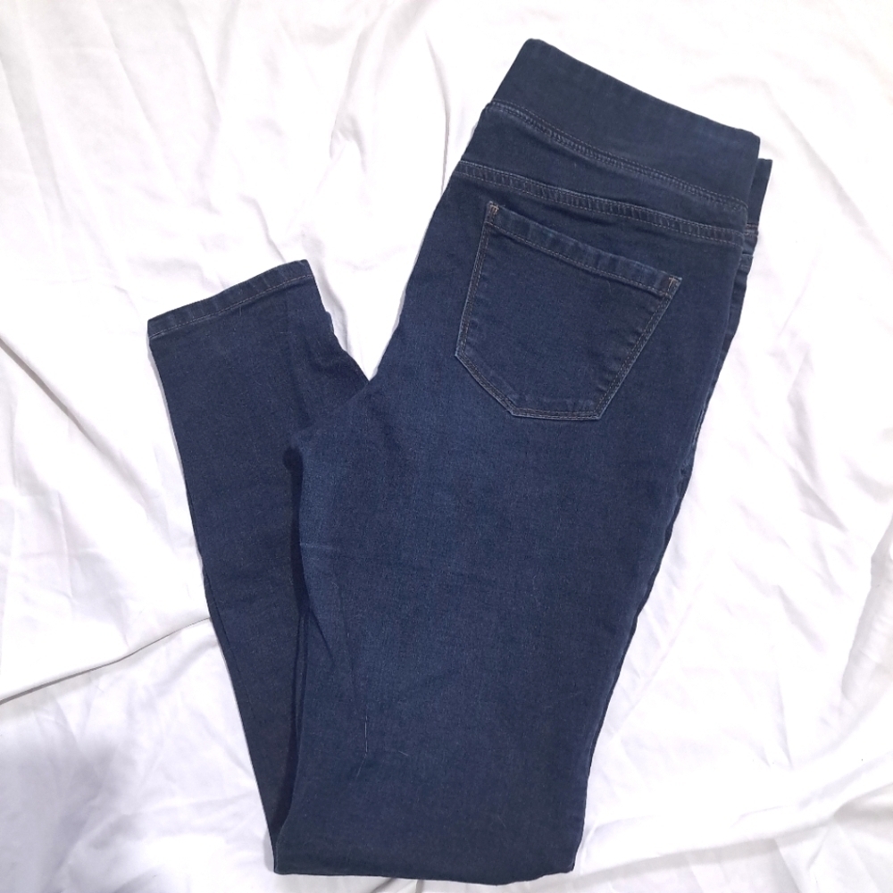 George | Dark blue jegging women's stretch jean no zipper - Picture 2 of 9